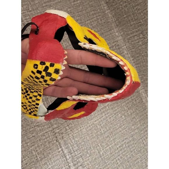 VELOCIRAPTOR MASK Jurassic park world dinosaur legacy movable jaw Already Paint - Picture 3 of 4